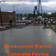 Roadrunner Market Concrete Paving
